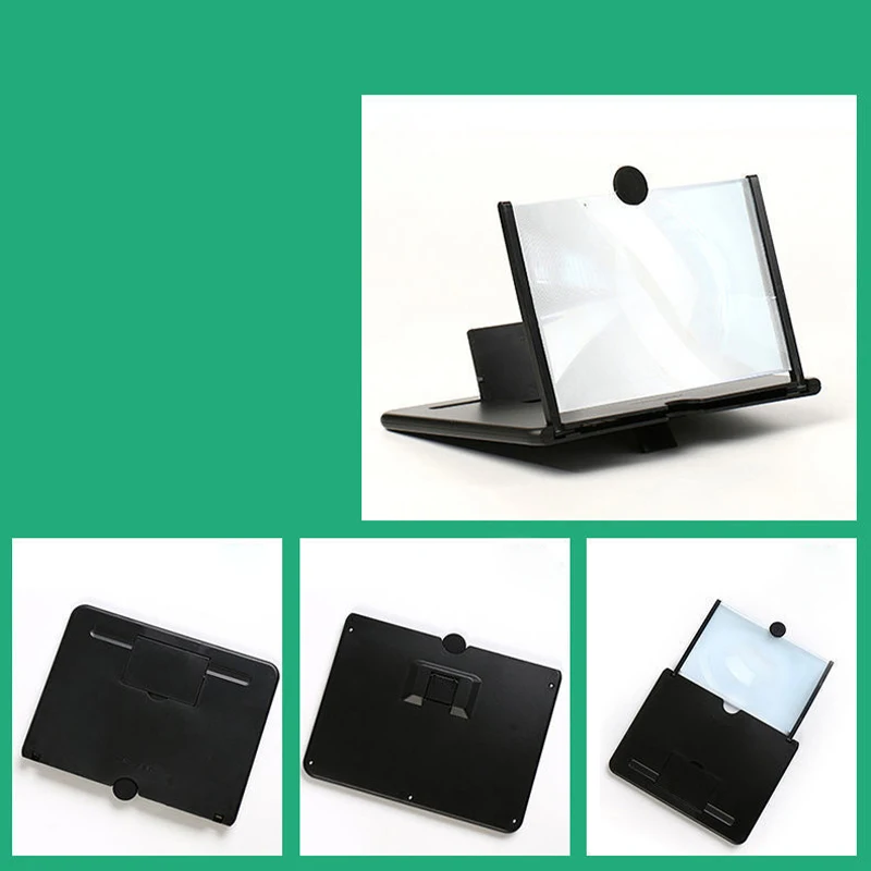 12Inch Cell Phone Screen Amplifier Mobile Phone Holder Mobile Phone HD Portable Phone Screen Video Magnifier Stand Bracket