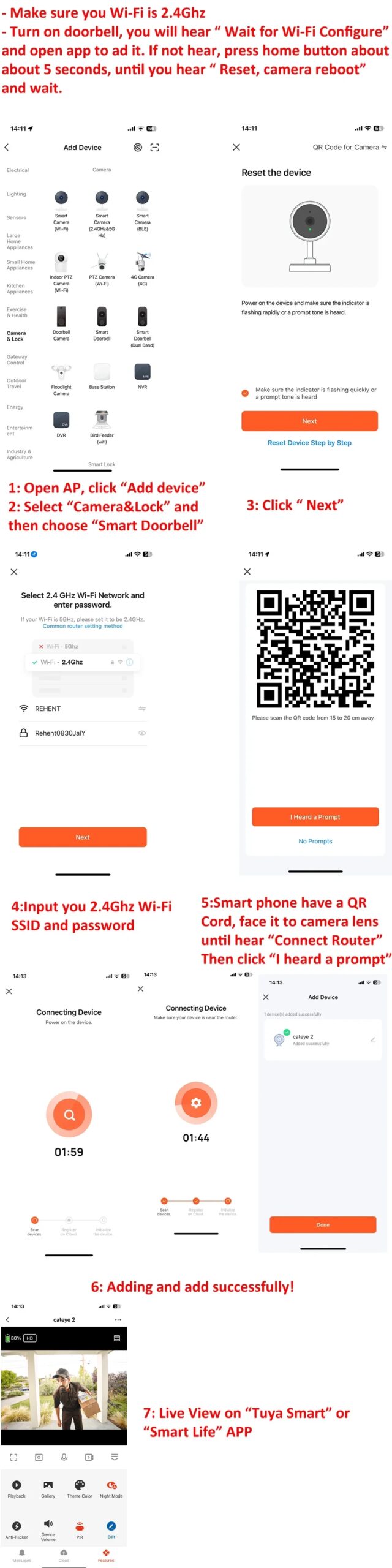 Tuya WiFi Peephole Doorbell Camera FHD 5MP 4.3Inch Door Bell Eye Camera PIR Motion Detection Smart Home Security Video Doorbell Tuya WiFi Peephole Doorbell Camera FHD 5MP 4.3Inch Door Bell Eye Camera PIR Motion Detection Smart Home Security Video Doorbell