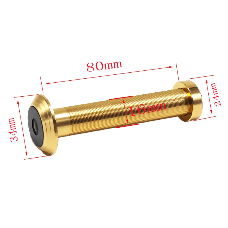 5G 2.4G Tuya 16mm Diameter Door Hole 1080P HD Wide-angle Cat Eye Infrared Night Vision Peephole Wifi Doorbell Camera Wireless