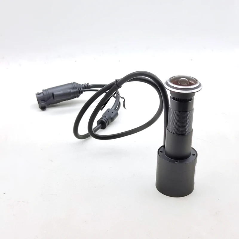 Geniuspy HD 5MP Fisheye Peephole POE IP Camera Audio Mini Door Eye Hole Camera  P2P Network Surveillance Camera Security Seeasy