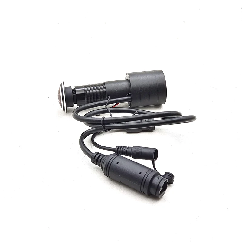 Geniuspy HD 5MP Fisheye Peephole POE IP Camera Audio Mini Door Eye Hole Camera  P2P Network Surveillance Camera Security Seeasy