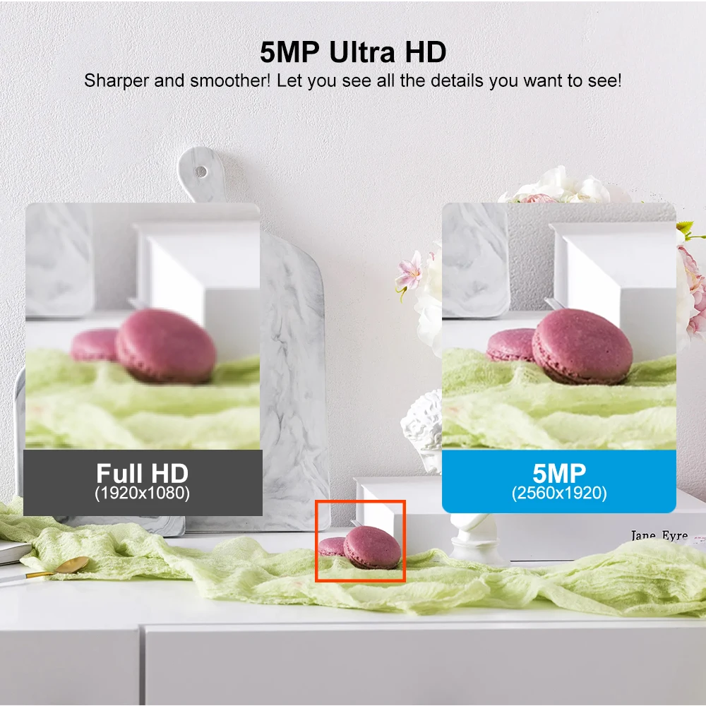 1080P 5MP HD Door Eye Hole H.265 1.78mm 1.66mm Wide Angle 178Degree CCTV Network Mini Peephole POE Door IP Camera P2P Audio Mic