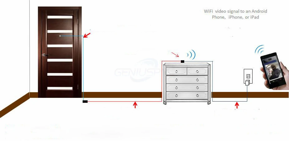 1080P 5MP HD Door Eye Hole H.265 1.78mm 1.66mm Wide Angle 178Degree CCTV Network Mini Peephole POE Door IP Camera P2P Audio Mic