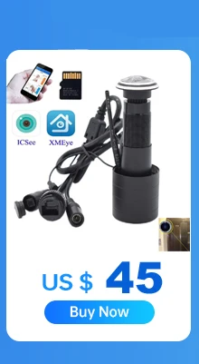 5MP Door Eye IP POE Camera Mini Peephole Motion Detection Video-eye Viewer Wireless Intercom Home Security Surveillance Door Cam