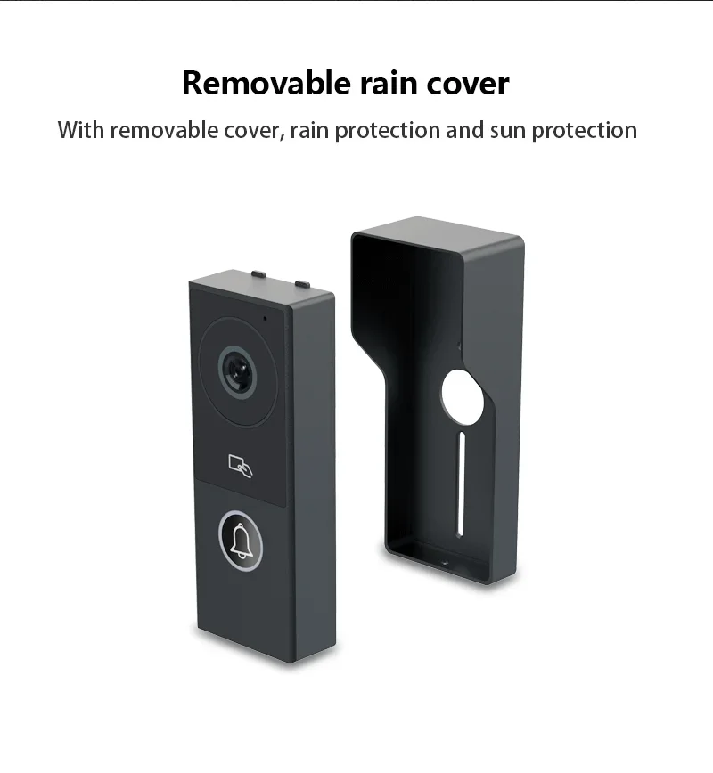 ANJIELO Tuya Smart 1080P2 Wire Visiophone Doorbell Video Intercom SystemHome Metal DoorPhone Support IP Camera Safety protection