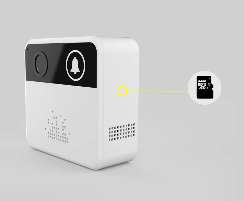 2MP 1080P iCsee APP Wireless WIFI IP Doorbell Battery Power Video Door Phone Intercom Visual Peephole Viewer With indoor  Chime