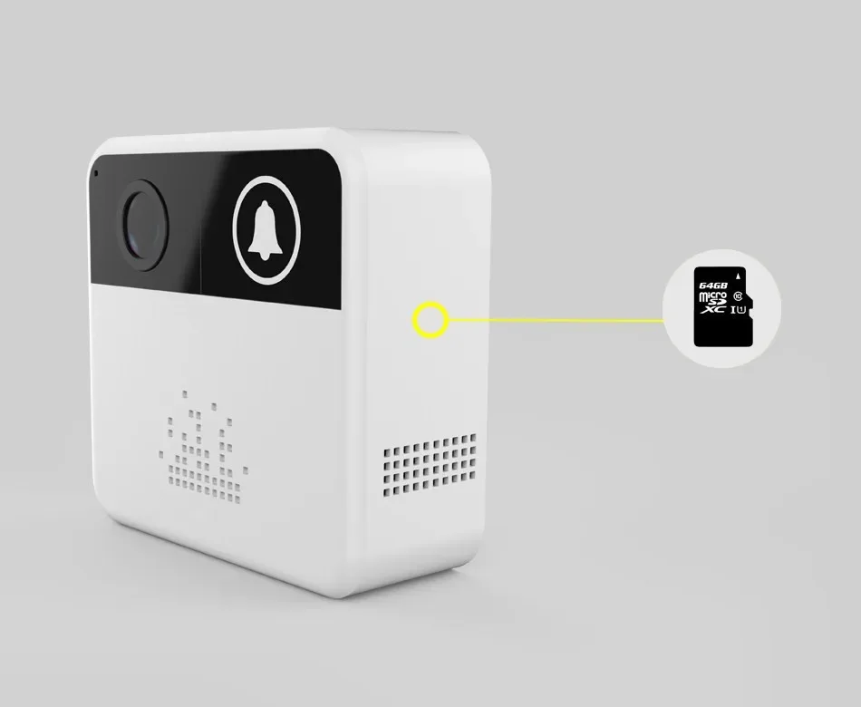 2MP 1080P iCsee APP Wireless WIFI IP Doorbell Battery Power Video Door Phone Intercom Visual Peephole Viewer With indoor  Chime