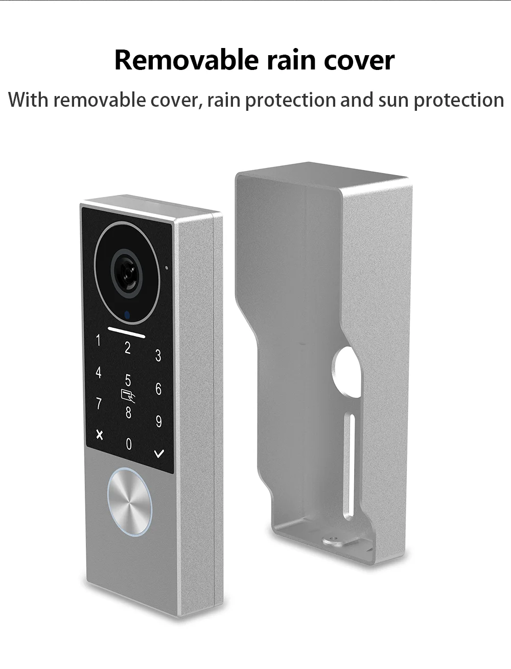 ANJIELO2Wire Digital Video Intercom System TUYA Smart 1080P Doorphone Camera Video Doorbell Support Gate DoorLockRemote Control