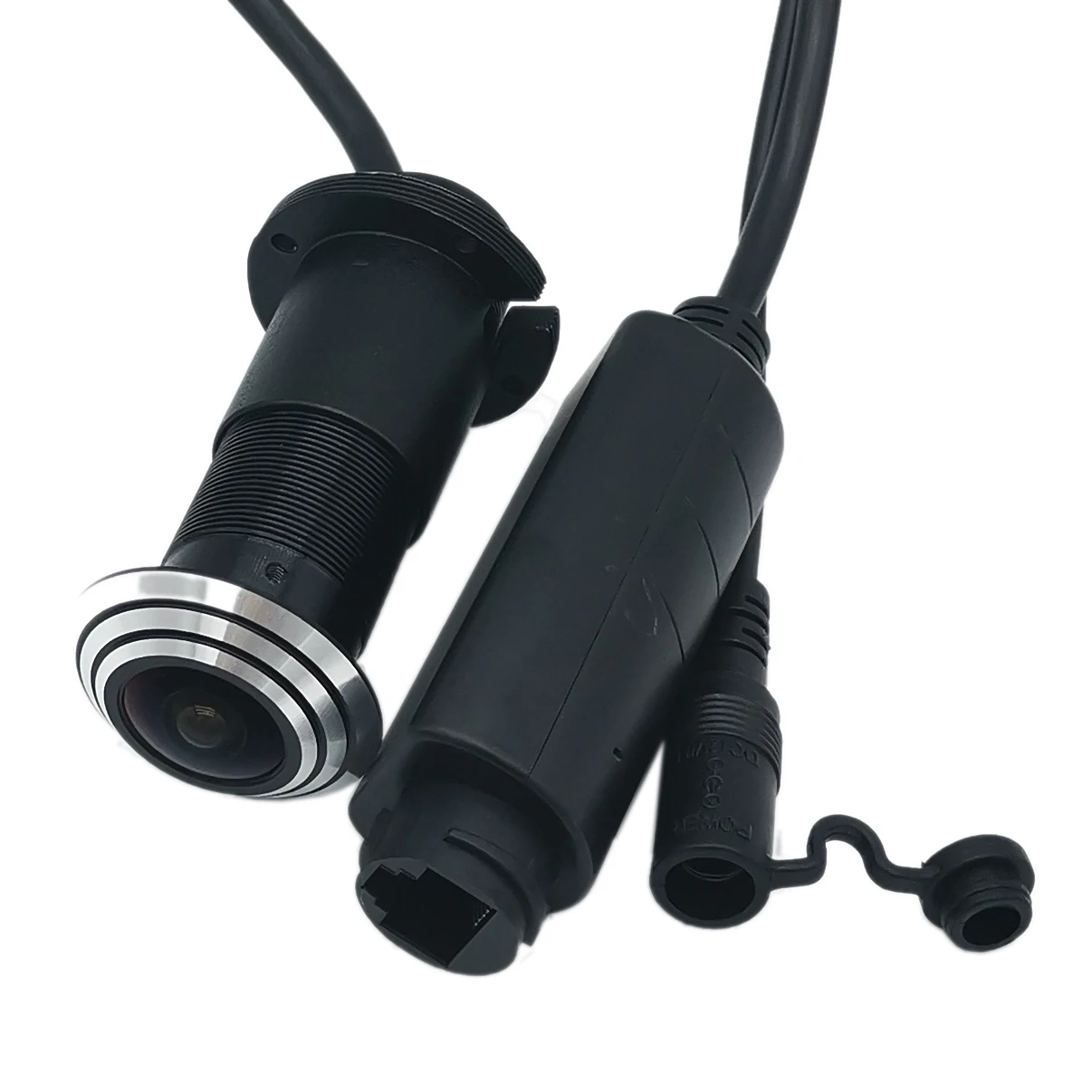 HD 1080P Fisheye Peephole POE IP Camera Mini Door Eye Hole Camera Onvif P2P Network Surveillance Ipc Webcam Security XMEYE ICSEE