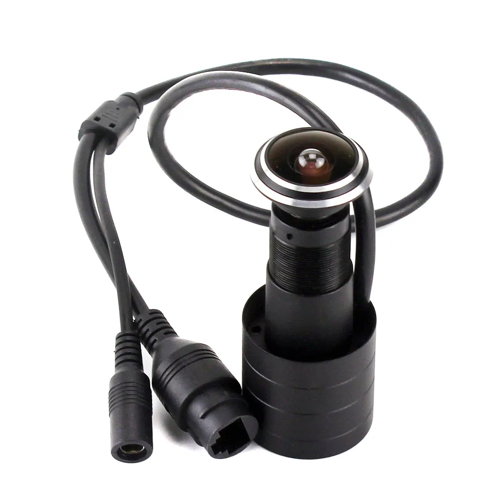 H.265 HD 4MP IP POE Door Eye Hole Camera Wide Angle 150degree Cat FishEye  Peephole Door CCTV Security Camera Network P2P