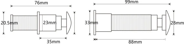 ICSEE 3MP HD Peephole WiFi Camera 170° Wide-angle Door Viewer Motion Detection Smart Home Security Wireless Cat-eye Auto Record