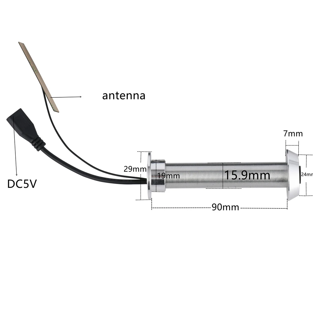 LED Door eye Camera 1080P 2MP TF Card Build IR Audio Door Eye Hole Wide Angle IP Mini Peephole Wifi Wireless onvif P2P tuya app LED Door eye Camera 1080P 2MP TF Card Build IR Audio Door Eye Hole Wide Angle IP Mini Peephole Wifi Wireless onvif P2P tuya app