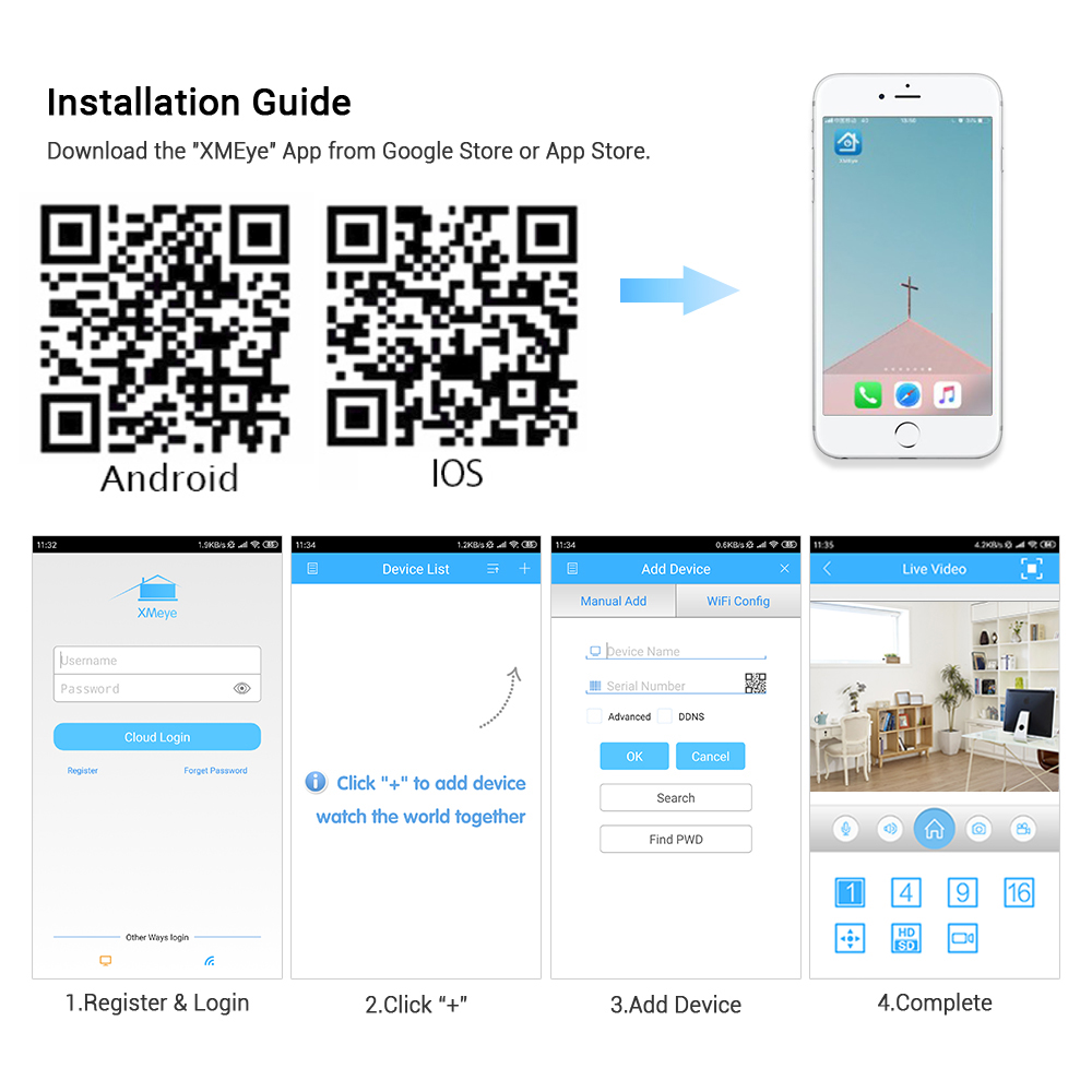 HD 1080P Fisheye Peephole POE IP Camera Mini Door Eye Hole Camera Onvif P2P Network Surveillance Ipc Webcam Security 5MP WIFI