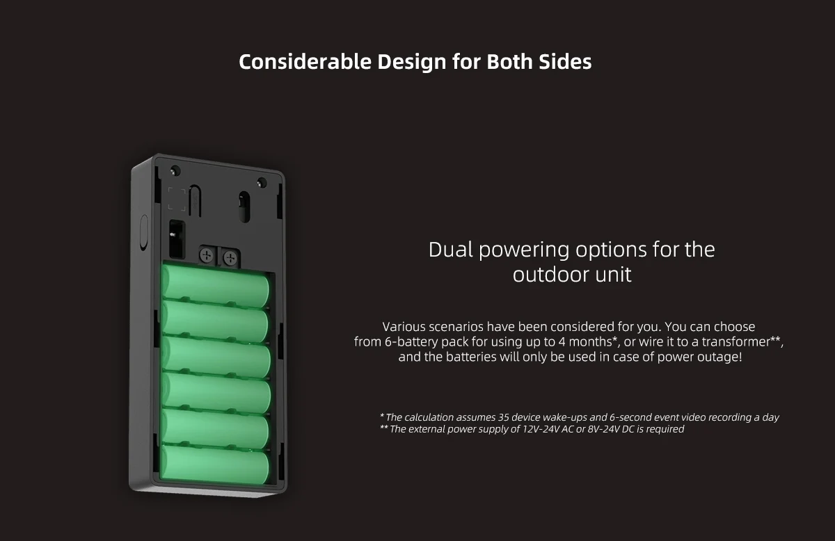 Aqara Smart Doorbell G4 Video Doorbell Electronic Cat's eye 1080P HD Night Vision Wireless Remote Monitoring for HomeKit APP