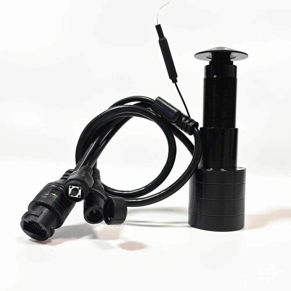 Wifi 5MP Door Eye Hole 6X Digital Zoom 1.6mm Wide Angle Lens CCTV Network Mini Peephole POE Door IP Camera P2P SDK Audio SD Card