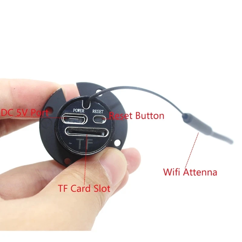 V380 Pro Door Eye Hole Security 1080P HD 1.78mm Lens Wide Angle FishEye CCTV Network Mini Peephole Door WifI Camera P2P ON VIF