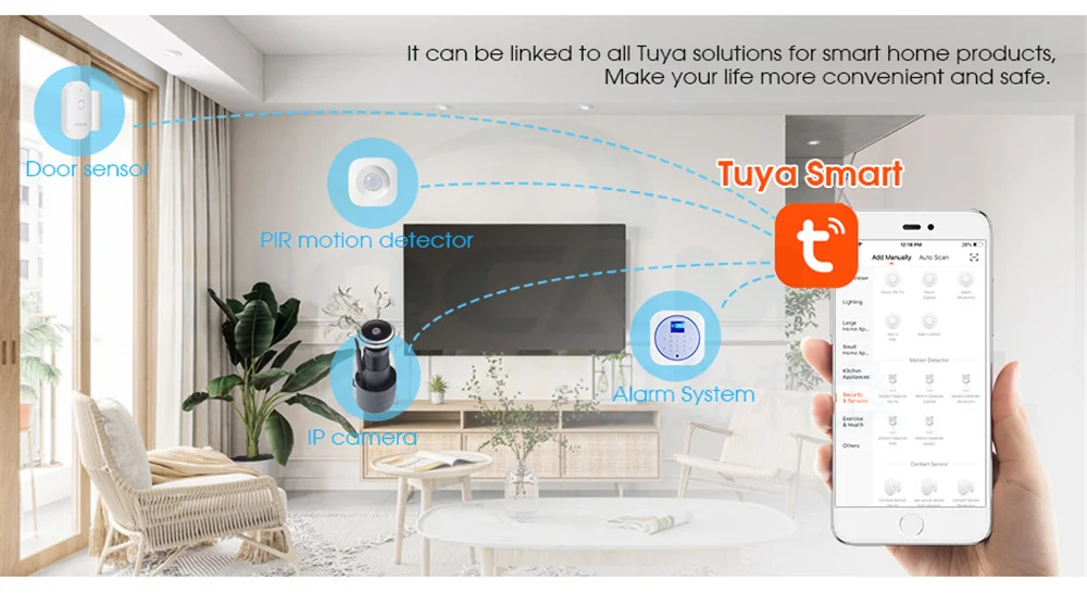 Video Doorbell 180 Degree Peephole Viewer Video Eye Door Bell Smart Home Indoor Camera Monitor Visual 1080P Tuya Viewer Wifi IP