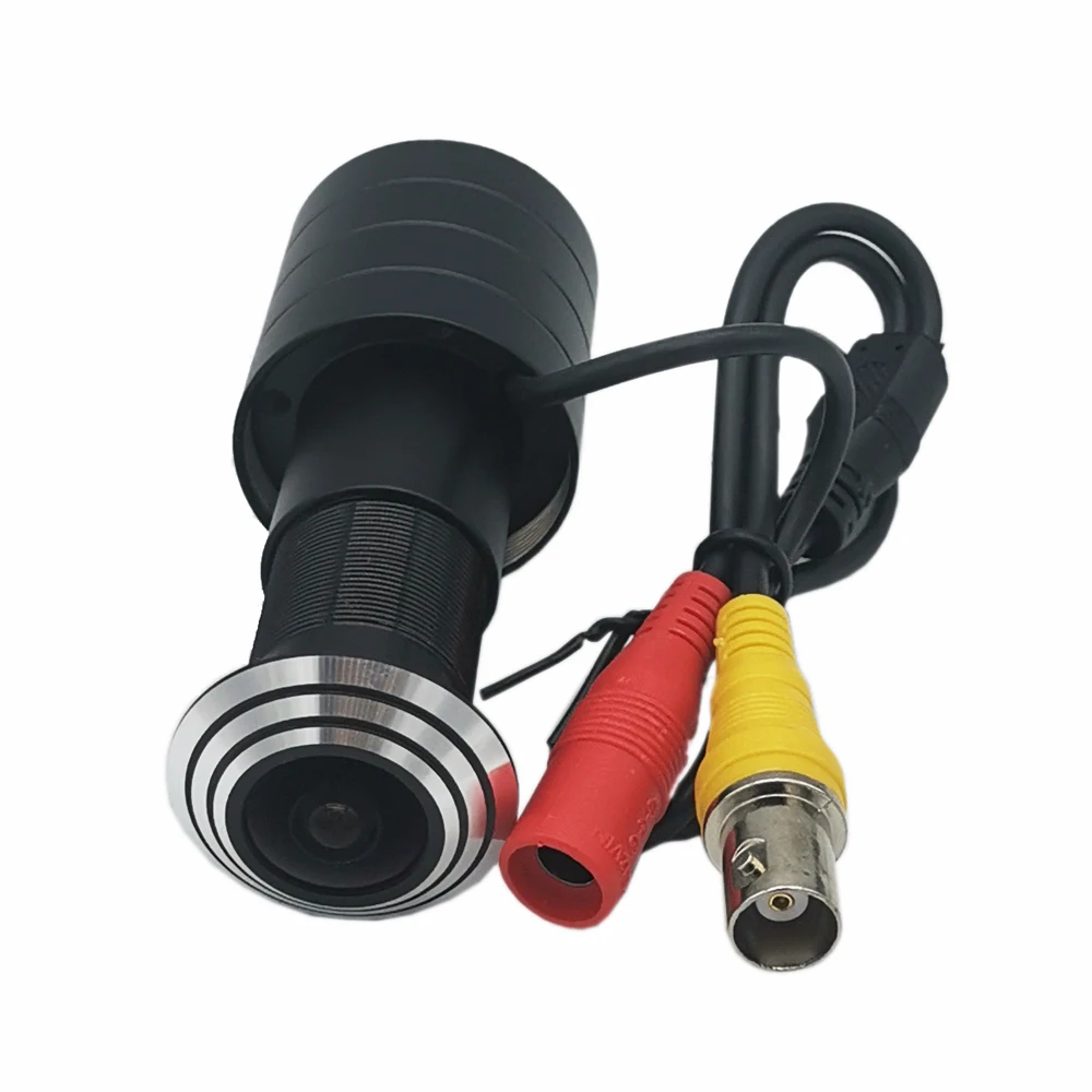 CVBS AHD DOOR CAMERA Kit 1080p Eye Fisheye Hole SD Card Cable Security Mini Peephole 7 lnch IPS Monitor DVR Wired Video Recorder