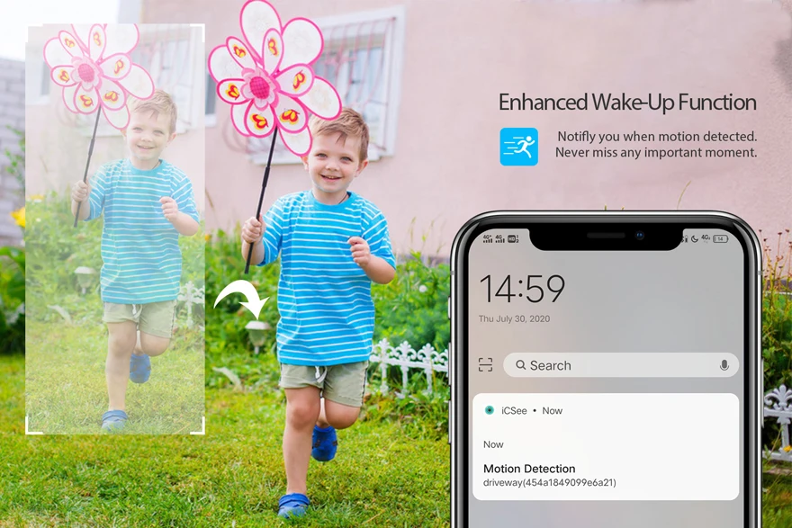 Icsee 5Mp Smart Home Ipc Face Detect Infrared Night Vision Remote Viewing Peephole Viewer Video Eye Door Monitor Visual Webcam