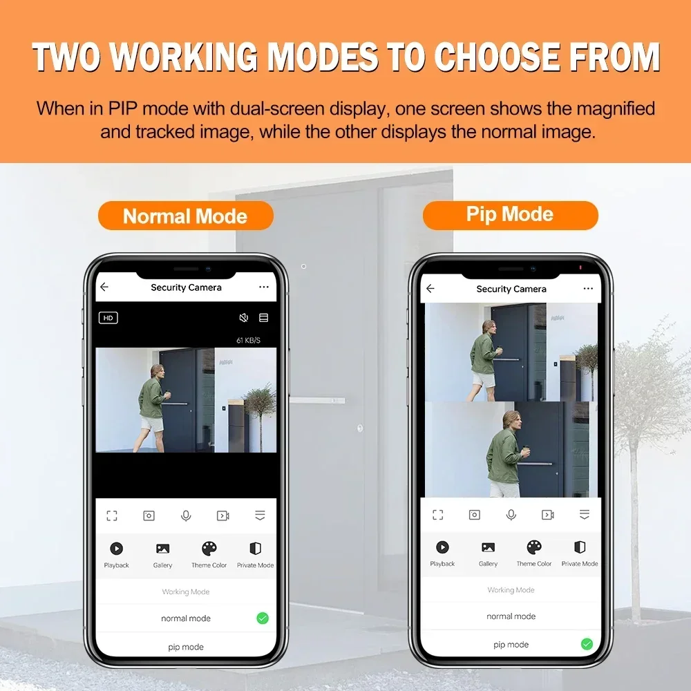2MP Wifi Tuya Smart Video Peephole Camera Motion Detection Door Viewer Video-eye Wireless Two-way Audio Home Security Cameras
