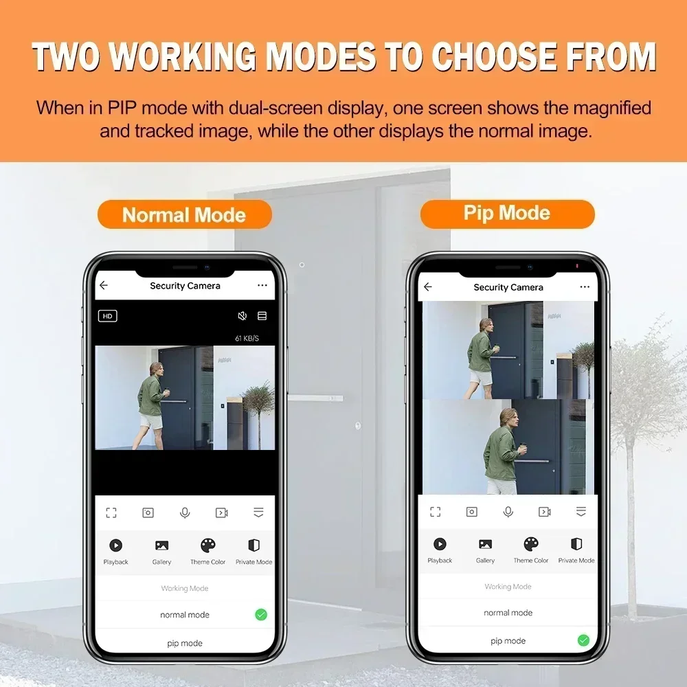 Door Viewer Video-eye Camera Tuya APP Smart Video Peephole 2MP Wifi Cam Motion Detection Two-way Audio Home Security Cameras