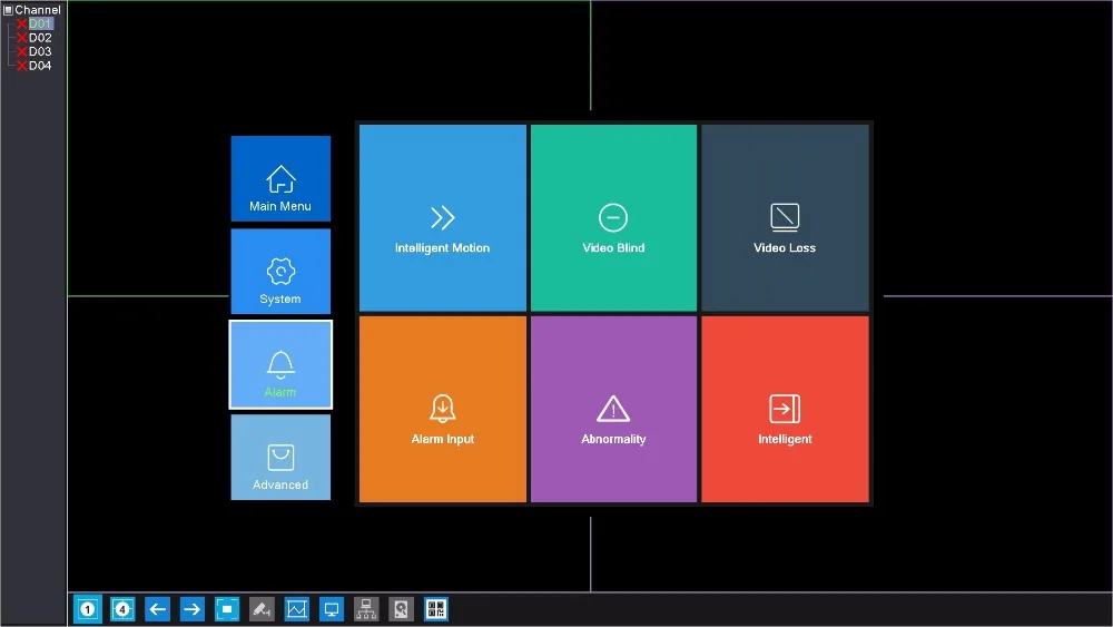 Gadinan POE Smart surveillance camera IP Camera NVR Security System CCTV Video Surveillance Kit H.265+ 48V POE Motion Detection