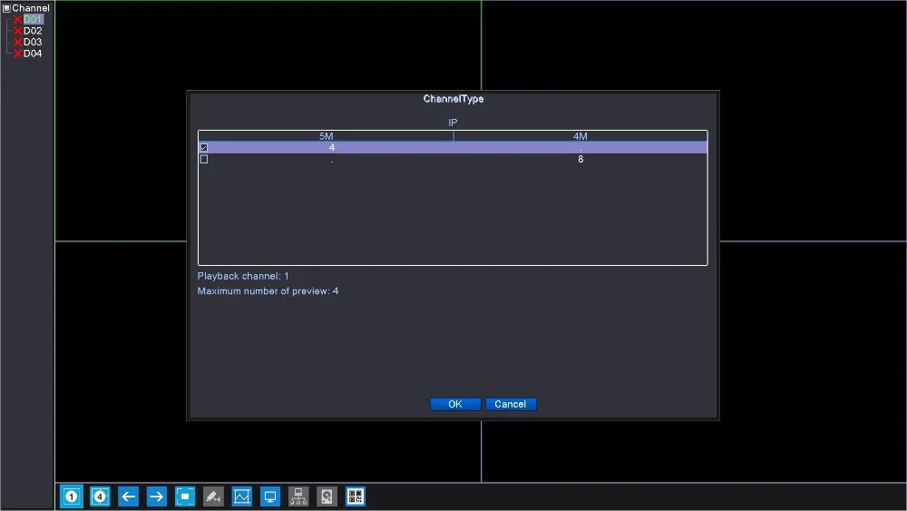 Gadinan POE Smart surveillance camera IP Camera NVR Security System CCTV Video Surveillance Kit H.265+ 48V POE Motion Detection