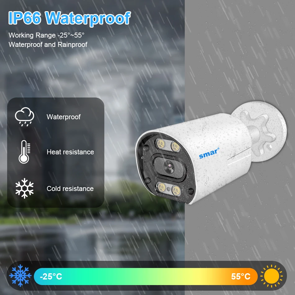 8MP Security Camera System 4K POE NVR Video Surveillance Kit  5MP 4MP Audio Ai Face Detect Color Night Vision IP CCTV Camera Set