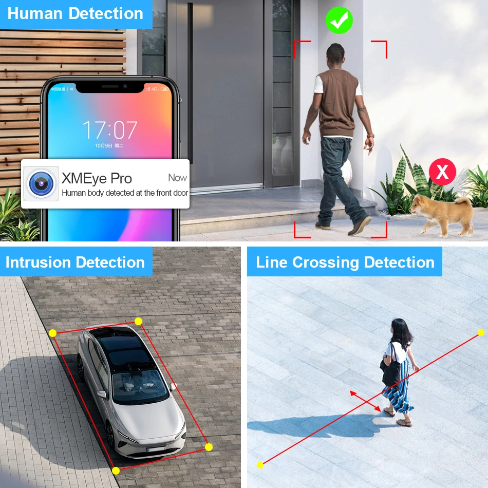 8MP Security Camera System 4K POE NVR Video Surveillance Kit  5MP 4MP Audio Ai Face Detect Color Night Vision IP CCTV Camera Set