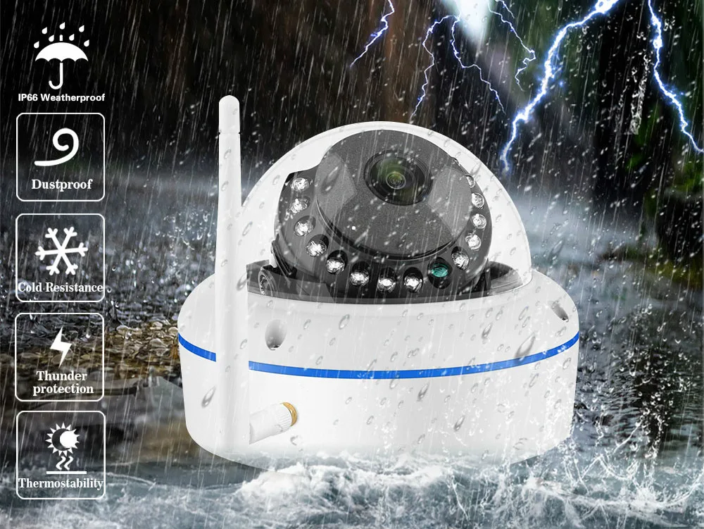 8CH IP Camera Wifi NVR Kit CCTV System 5MP Outdoot Waterproof Audio Wireless Dome Camera Video Surveillance System Set 8 Channel