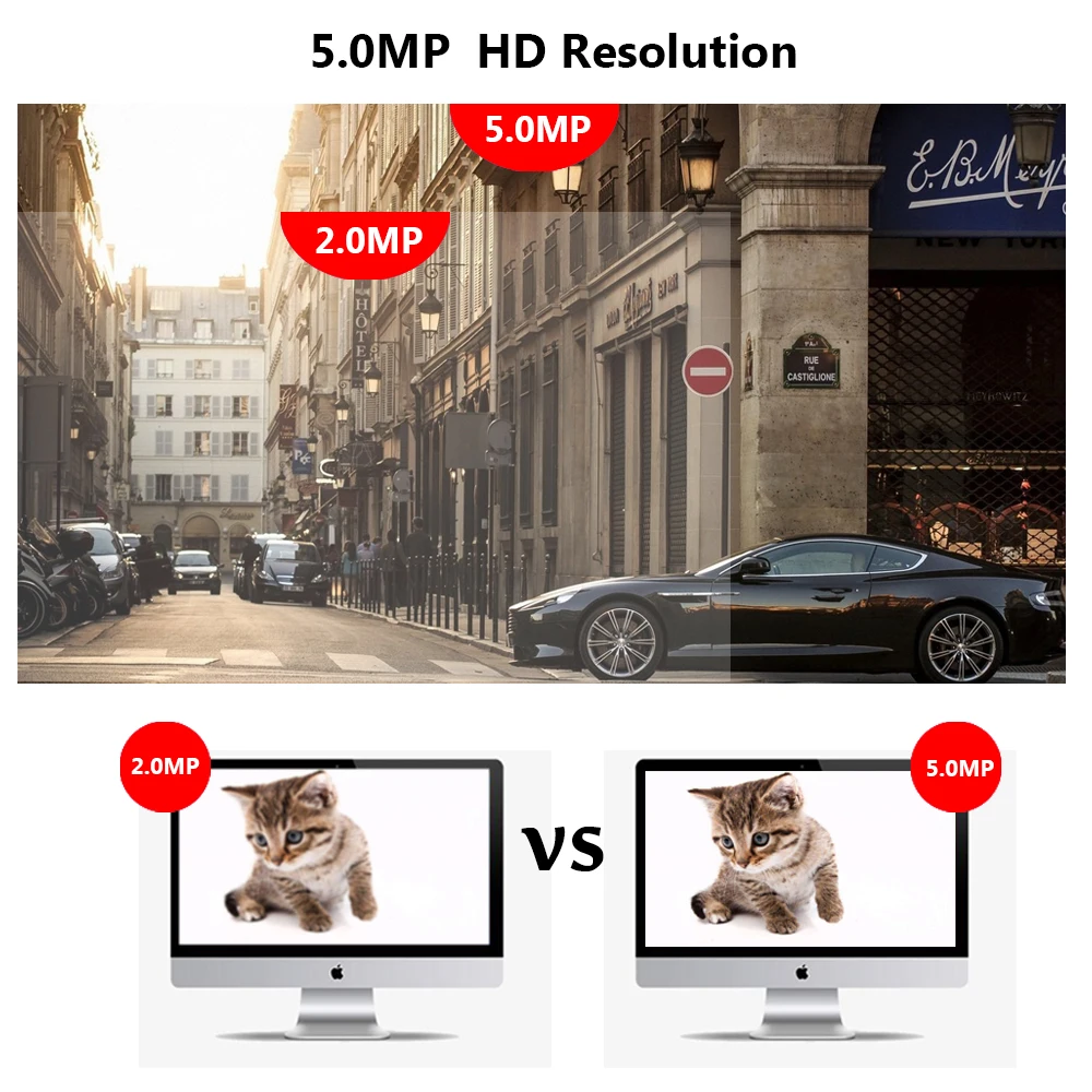 8CH IP Camera Wifi NVR Kit CCTV System 5MP Outdoot Waterproof Audio Wireless Dome Camera Video Surveillance System Set 8 Channel