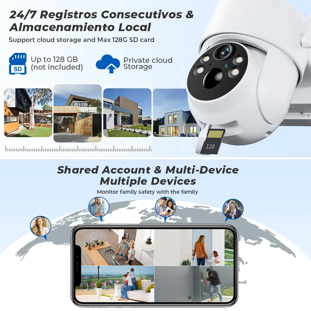 8MP 4K Solar Wifi Outdoor Camera Dual Lens ICSEE Wireless Home Surveillance Camera 7800mAh Battery 365 Days Standby Security CAM 8MP 4K Solar Wifi Outdoor Camera Dual Lens ICSEE Wireless Home Surveillance Camera 7800mAh Battery 365 Days Standby Security CAM