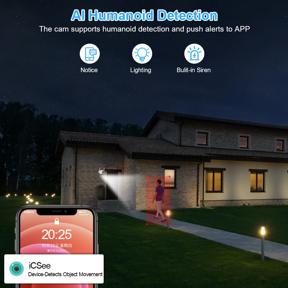 Smar 8CH 6MP Wireless PTZ Camera Dual Lens WIFI Security Kit NVR Recorder Set IP Camera 2-Way Audio Video Surveillance System