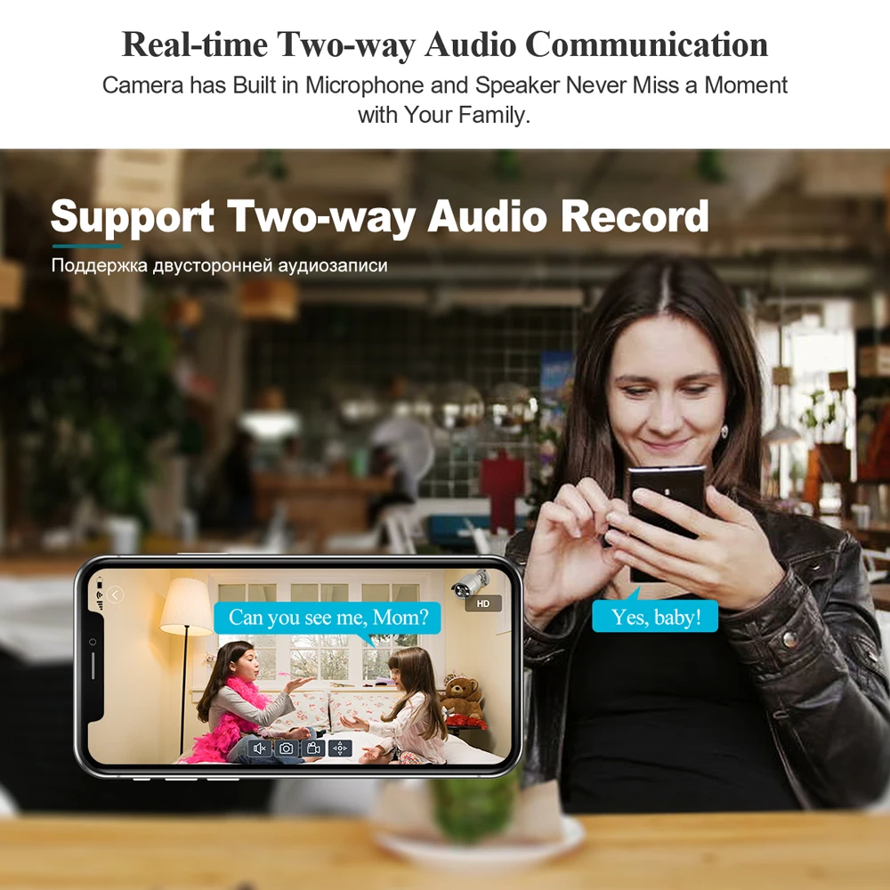 Techage 8CH HD 4MP POE Surveillance Camera CCTV Security System H.265 Face Detect Outdoor Two-way Audio IP Camera P2P Video NVR