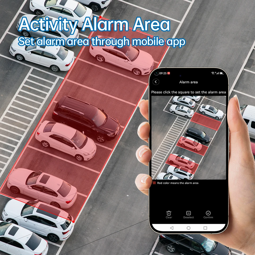 Wifi IP Camera Three Lenses Solar Outdoor Waterproof  15MP 8K PIR Night Vision Human Auto Tracking Surveillance Camera V380 Pro