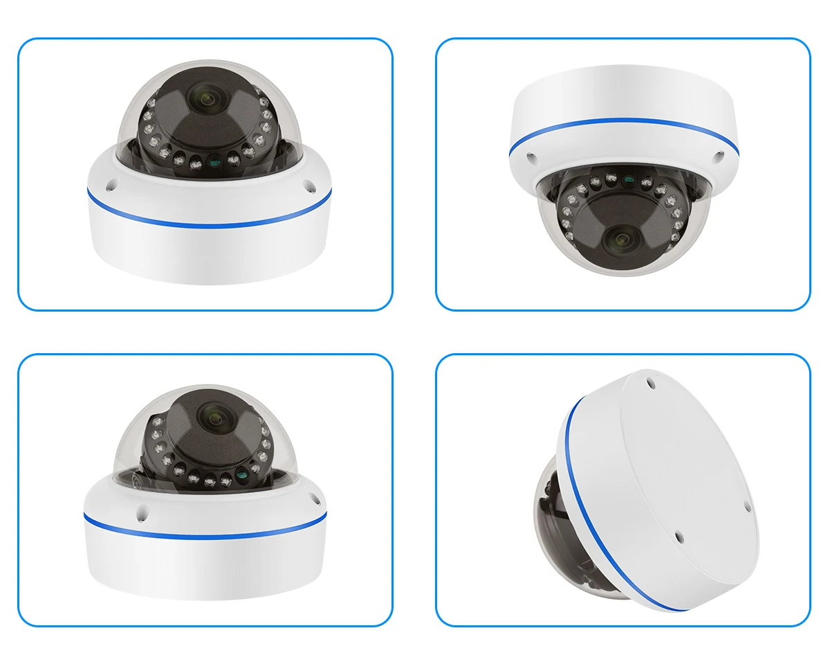 Techage H.265 5MP 8CH POE Camera System One-way Audio Vandalproof Camera Metal Indoor CCTV Video Security Surveillance Kit P2P