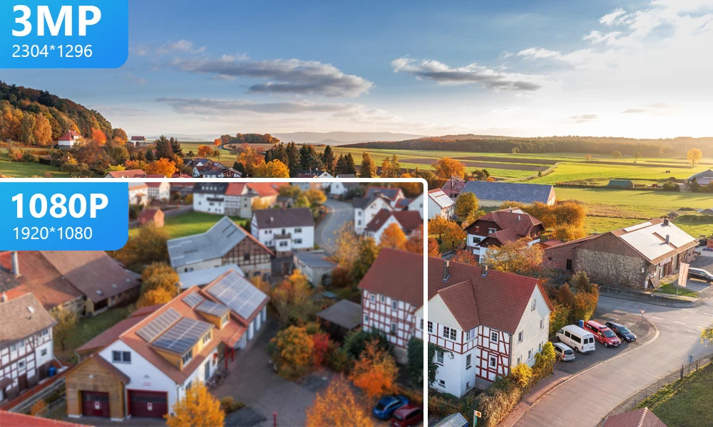 Movols 3MP Wireless Security Camera System 10X Optical Zoom Two Way Audio WIFI PTZ Camera 8CH NVR Kit Video Surveillance System