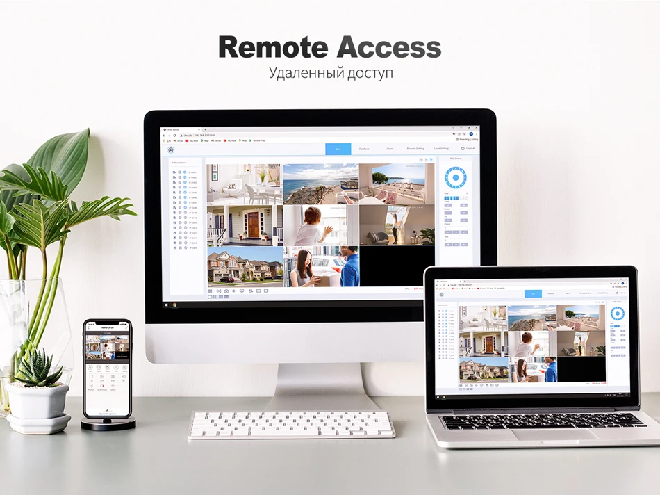 Techage 8CH 4K 5MP 8MP PTZ Security POE IP Camera System Outdoor AI Human Detection Two Way Audio Video Surveillance Camera Kit