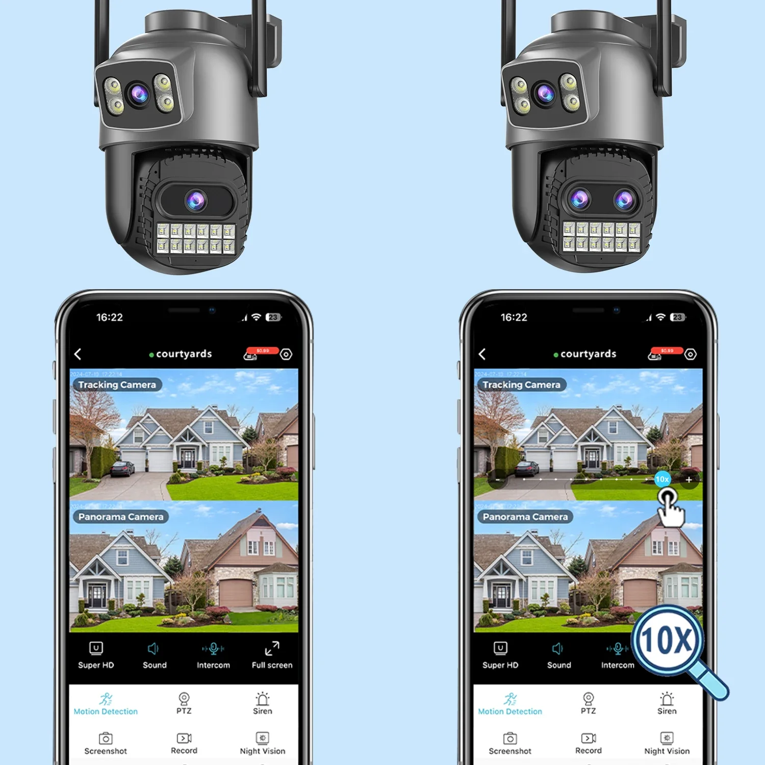 BESDER 15MP Wifi Camera Outdoor Dual Screen 10X Digital Zoom CCTV Video Surveillance Cam PTZ 8MP Security IP Camera O-Kam Pro BESDER 15MP Wifi Camera Outdoor Dual Screen 10X Digital Zoom CCTV Video Surveillance Cam PTZ 8MP Security IP Camera O-Kam Pro