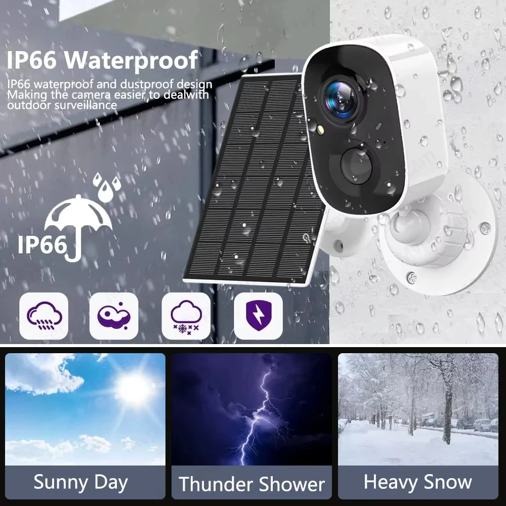 16CH NVR 5MP Wireless Solar Camera System Kit Outdoor WiFi Solar Security Camera Set Two-Way Talk PIR Detection EseeCloud IP Pro