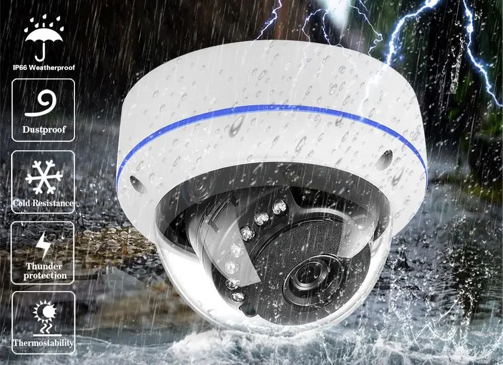 Tuya 8MP POE Network Surveillance Camera System Kit 4K 8CH NVR Kit Outdoor Waterproof Audio CCTV IP Dome Security Camera System