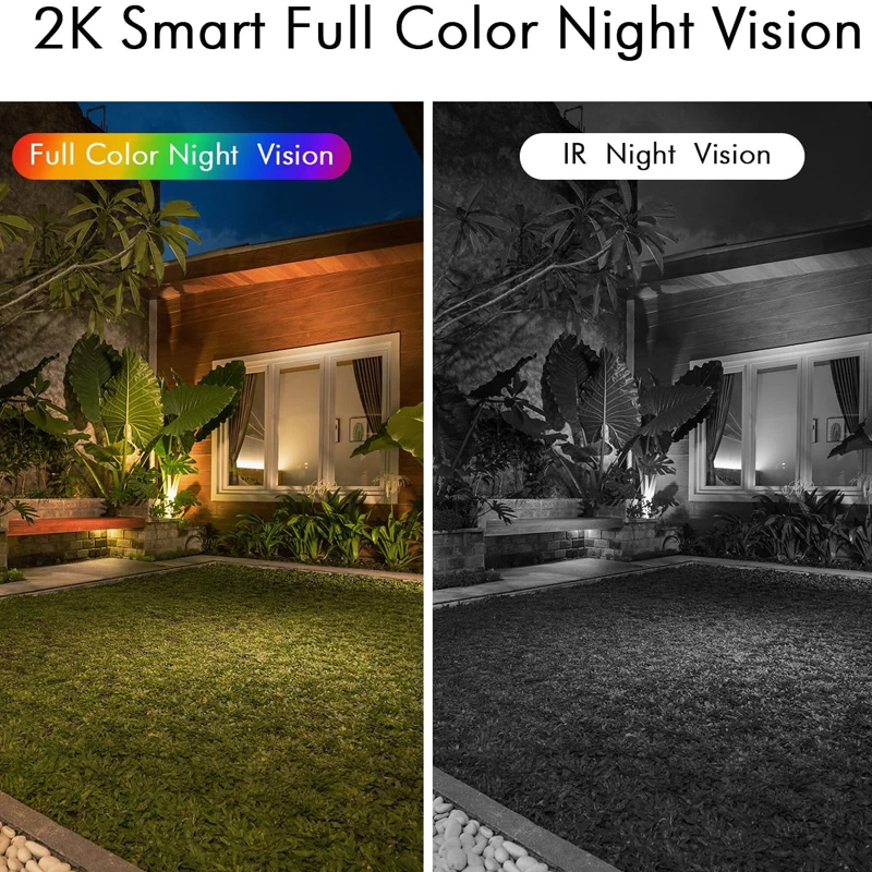 Security Cameras Wireless Outdoor, 2K Battery Powered WiFi Camera AI Motion Siren Spotlight, Color Night Vision, IP66 Waterproof Security Cameras Wireless Outdoor, 2K Battery Powered WiFi Camera AI Motion Siren Spotlight, Color Night Vision, IP66 Waterproof