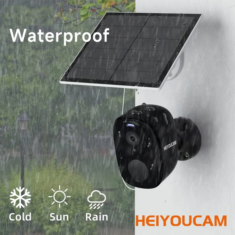 Security Cameras Wireless Outdoor, 2K Battery Powered WiFi Camera AI Motion Siren Spotlight, Color Night Vision, IP66 Waterproof Security Cameras Wireless Outdoor, 2K Battery Powered WiFi Camera AI Motion Siren Spotlight, Color Night Vision, IP66 Waterproof