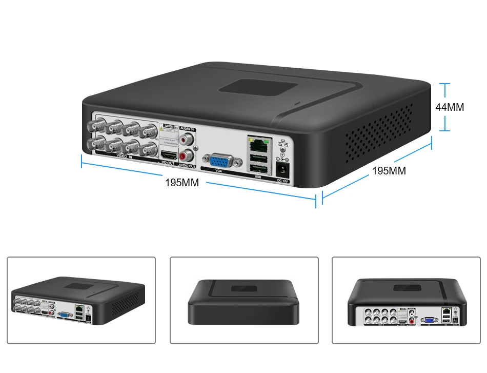 Smar 5MP Security Camera System Witth 18M Wired Cable Video Surveillance Kit Indoor Outdoor Waterproof CCTV Camera 5 in 1 DVR