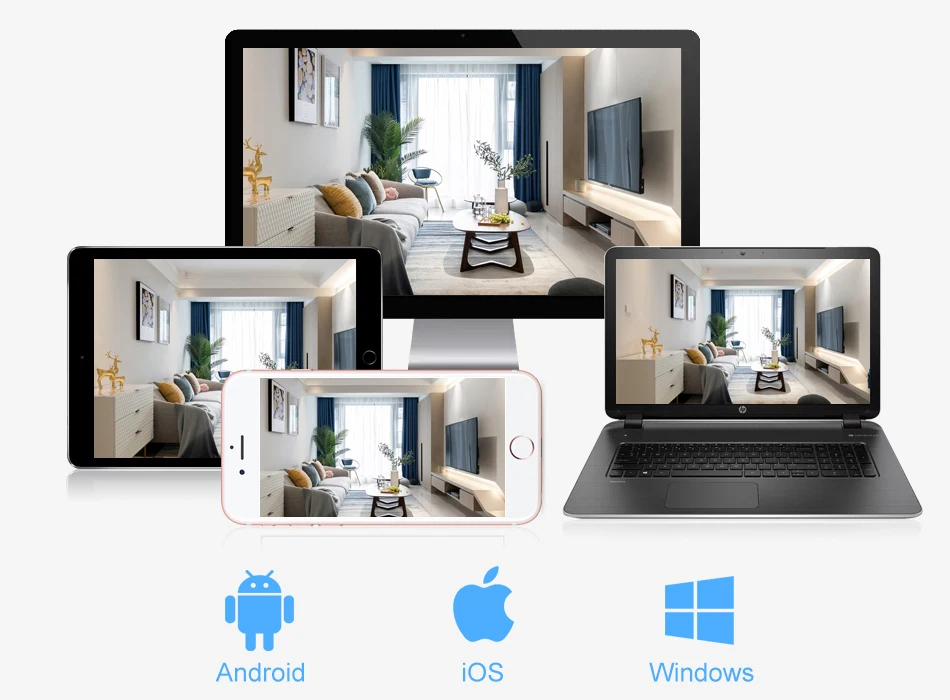 Smar 5MP Security Camera System Witth 18M Wired Cable Video Surveillance Kit Indoor Outdoor Waterproof CCTV Camera 5 in 1 DVR