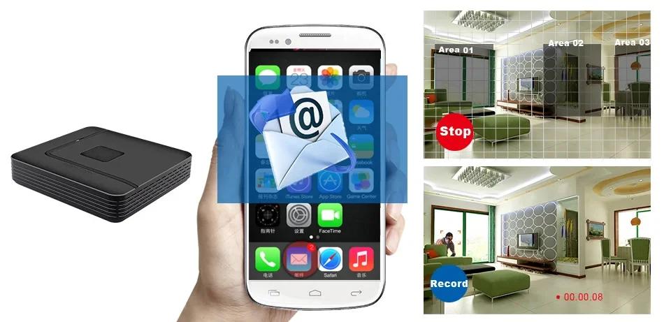 Smar 5MP Security Camera System Witth 18M Wired Cable Video Surveillance Kit Indoor Outdoor Waterproof CCTV Camera 5 in 1 DVR