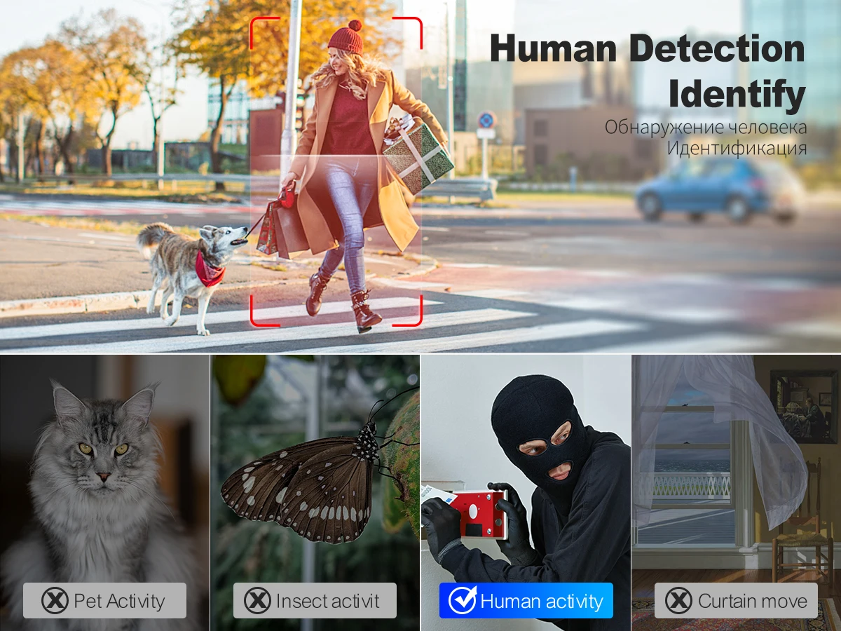 Techage 16CH 8MP Dual Lens PTZ POE Camera System 8X Mix Zoom Human Detected Auto Track Two-way Audio CCTV Video Surveillance Set