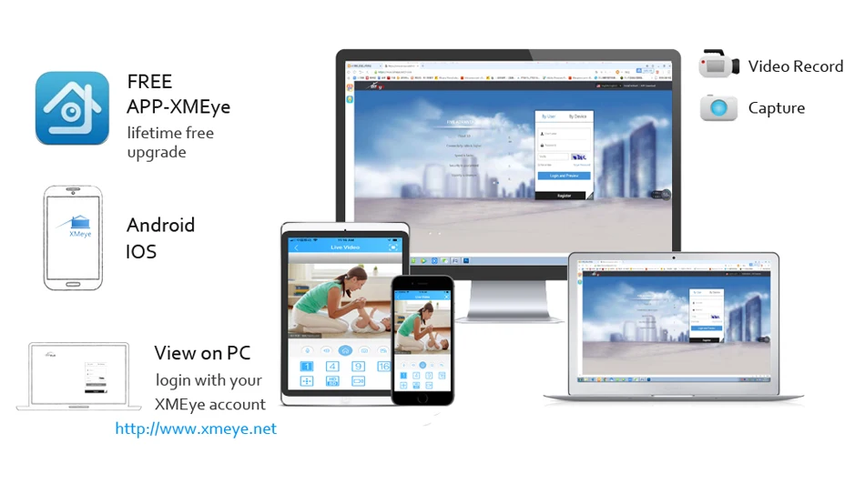 1080P 720P Security Camera System AHD Kit Video Surveillance 2MP/1MP Metal 2PCS Camera 4CH DVR Waterproof Night Vision CCTV Cam