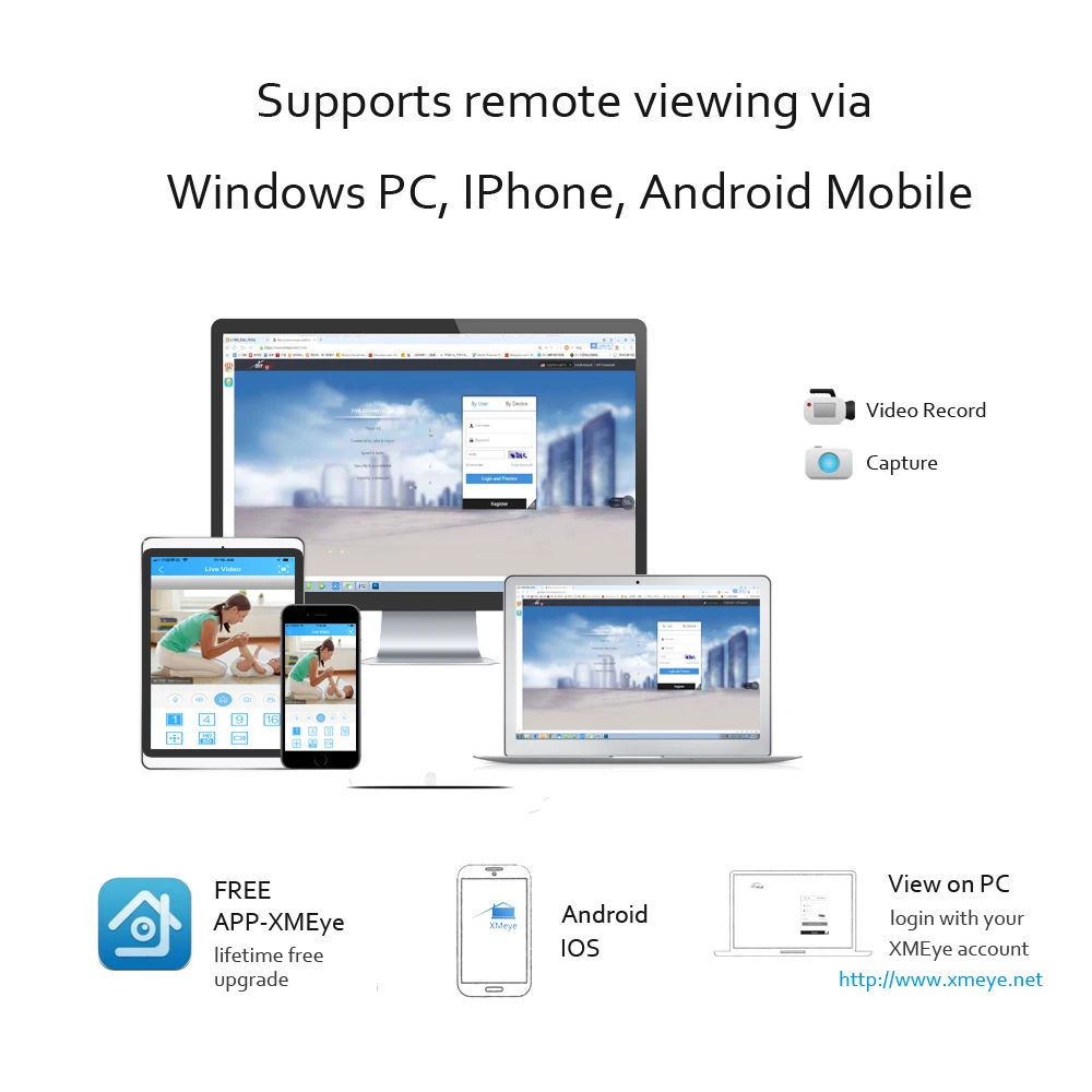 1080P 720P Security Camera System AHD Kit Video Surveillance 2MP/1MP Metal 2PCS Camera 4CH DVR Waterproof Night Vision CCTV Cam