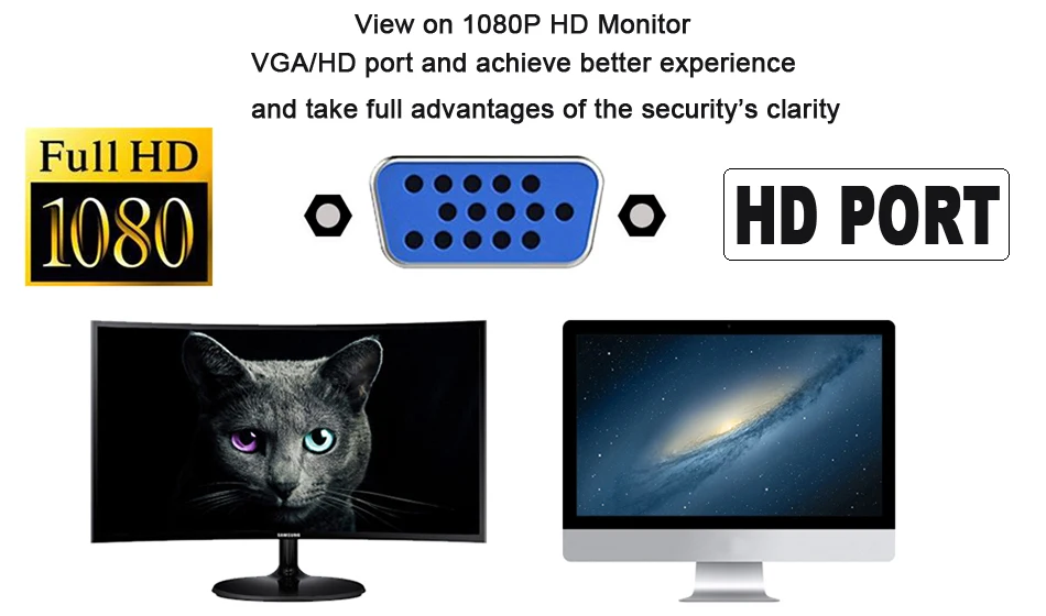 1080P 720P Security Camera System AHD Kit Video Surveillance 2MP/1MP Metal 2PCS Camera 4CH DVR Waterproof Night Vision CCTV Cam